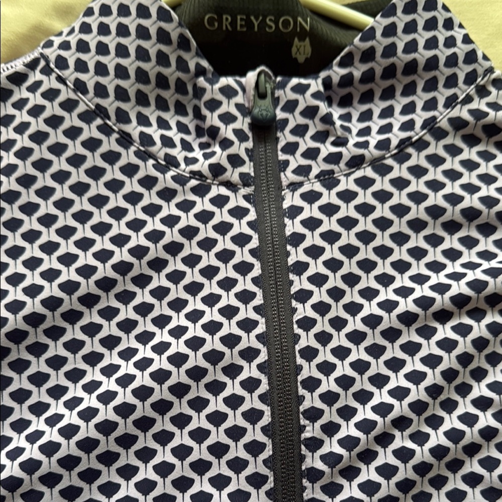 Greyson Purple and Black 1/4  Zip